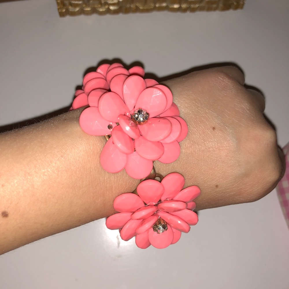 J. Crew flower bracelet